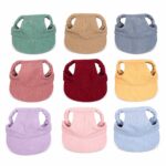 Ribbed Corduroy Ear-Hole Dog Hat