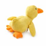 Yellow Plush Duck Dog Toy for Chewing and Play - Image 2