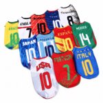 Light Blue Argentina Soccer Jersey Dog Vest - Image 5