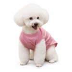 Soft Polyester Cotton Solid Color Pet T-Shirt - Image 3