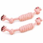 Double-Knotted Braided Cotton Rope Chew Toys - Image 3