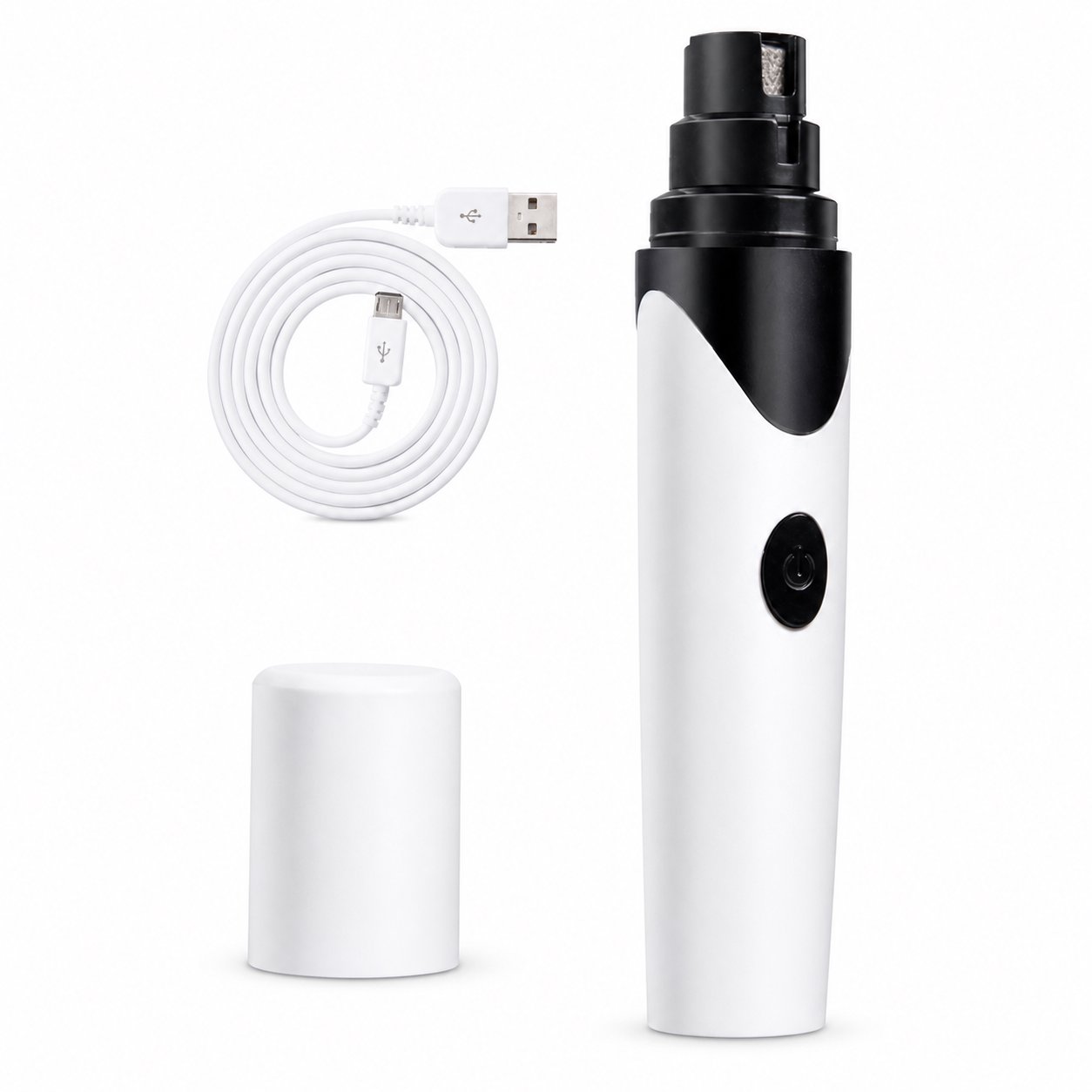 Cotton Rope Dog Chew Toy Assortment Rechargeable Electric Dog Nail Grinder with USB Cable - Image 1