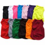 Solid Color Sleeveless Dog Vest