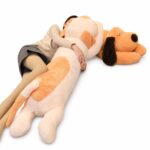 Soft Sleeping Dog Plush Toy with Calm Expression - Image 3