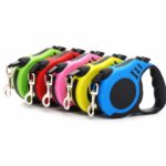 Colorful Retractable Dog Leash with Ergonomic Handle