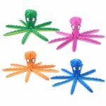 Textured Plush Octopus Dog Toy - Image 2