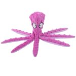 Textured Plush Octopus Dog Toy - Image 4