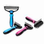 Metal-Toothed Ergonomic Dog Grooming Comb Brush - Image 4