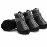 Zippered Dog Shoes with Breathable Mesh & Rubber Soles - Image 2