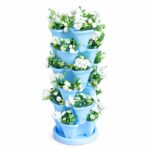 Multi-Layer Stackable Vertical Planter with Wheels - Image 2
