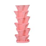 Multi-Layer Stackable Vertical Planter with Wheels - Image 5