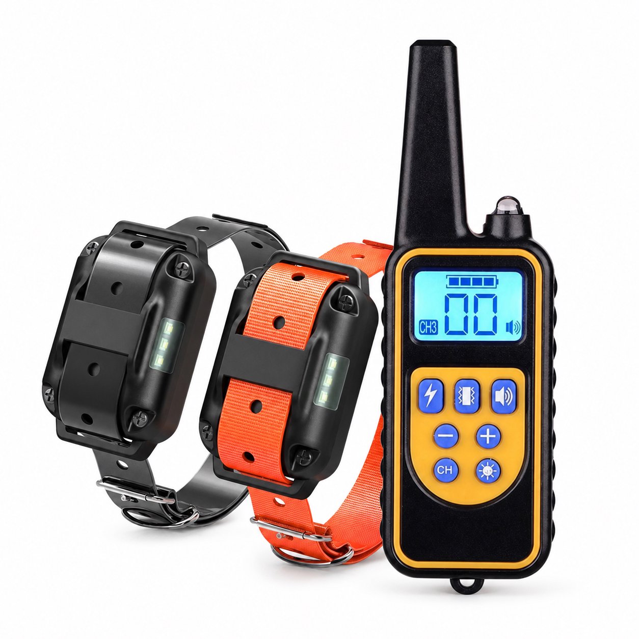 Cotton Rope Dog Chew Toy Assortment Two-Dog Digital Remote Training Collar - Image 1