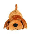 Soft Plush Dog Toy with Sleepy Expression - Image 3
