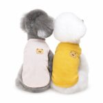 Bear Patch Waffle Knit Dog T-Shirt - Image 2