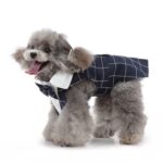 Dog Tuxedo with Pinstripe Pattern and Bow Tie - Image 2