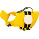 Bee-Themed Dog Life Jacket with Reflective Handle - Image 5