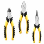 Industrial Grade Combination Pliers with Rubber Grips