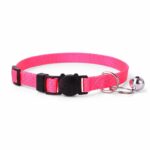 Cat Collar with Cat Face Buckle, Bell, and ID Tag - Image 3