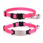 Cat Collar with Cat Face Buckle, Bell, and ID Tag - Image 4