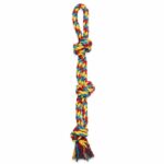 Colorful Multi-Knotted Cotton Rope Dog Chew Toy - Image 5