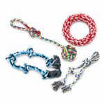Assorted Cotton Rope Knot Dog Toys