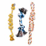 Assorted Cotton Rope Knot Dog Toys - Image 3