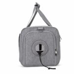Heather Gray Mesh-Panel Portable Pet Carrier - Image 2