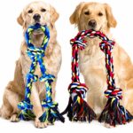 Multi-Knot Braided Cotton Dog Chew Toy
