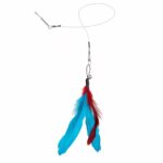 Colorful Feather Cat Wand Toy with Bells - Image 4