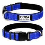 Nylon Engravable Dog Collar with Metal ID Tag - Image 3