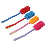 Colorful Fluffy Shaggy Head Dog Tug Toy - Image 5