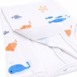 Cat Recovery Suit with Fish & Starfish Print - Image 3