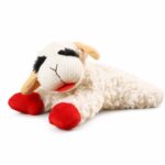 Soft Plush Sheep Dog Toy with Squeaker and Party Hat - Image 3