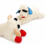 Soft Plush Sheep Dog Toy with Squeaker and Party Hat - Image 4