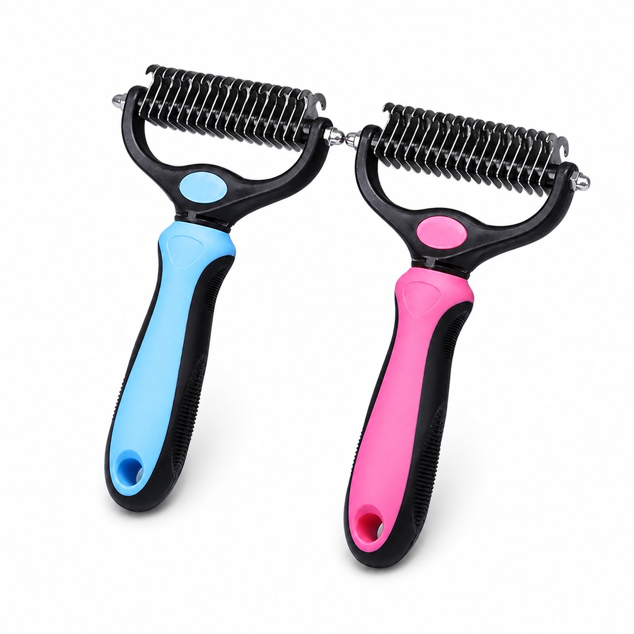 Pet Grooming And Dematting Comb Assortment Ergonomic Stainless Steel Dog Grooming Comb - Image 1