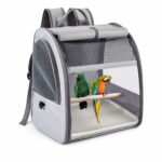 Portable Breathable Mesh Bird Backpack Carrier