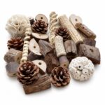 Natural Wood & Coconut Bird Foraging Toy Box - Image 4