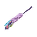 Colorful Polyester Plush Tug Toy with Elastic Handle - Image 5