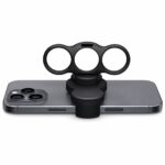 Three-Finger Grip Phone Stand with Foldable Metal Base - Image 2