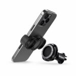 Three-Finger Grip Phone Stand with Foldable Metal Base - Image 3