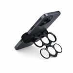 Three-Finger Grip Phone Stand with Foldable Metal Base - Image 4