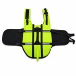 Orange Shark Fin Dog Life Jacket with Reflective Strips - Image 2