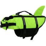 Orange Shark Fin Dog Life Jacket with Reflective Strips - Image 4