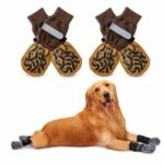 Non-Slip Cotton Dog Socks with Adjustable Straps - Image 2