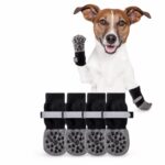Non-Slip Cotton Dog Socks with Adjustable Straps - Image 4