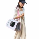 Soft-Sided Pet Carrier with Mesh Window and Shoulder Strap - Image 3