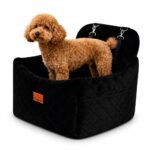 Quilted Polyester Dog Car Seat for Vehicle Use