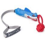 Shark Design Dog Tug-of-War Toy with Suction Cup - Image 2