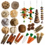 Natural Woven Chew Toy Variety Pack for Small Pets