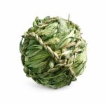 Natural Woven Grass & Rattan Chew Ball for Small Pets - Image 4
